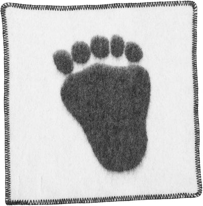 Seat Pad – Polar Bear Tracks – view 2