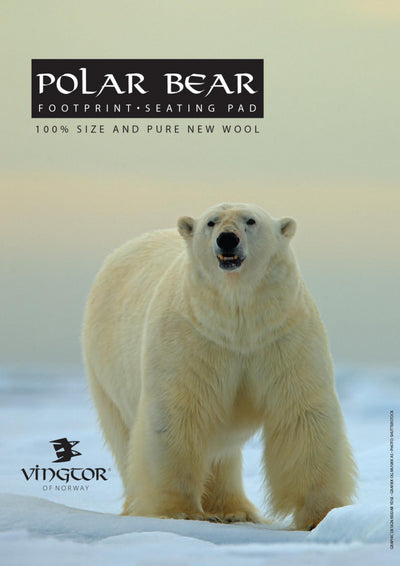 Seat Pad – Polar Bear Tracks – view 3