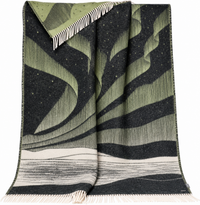 Northern Lights – Blanket green